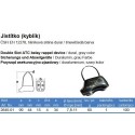 Nástroj na istenie a zlaňovanie, lano 7,8-11mm, dural 7075