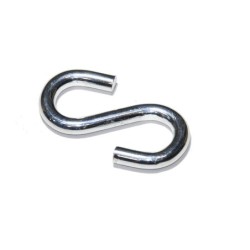 S hák, 5mm, Zn