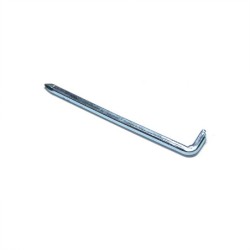 Skoba zatloukací hranatá, 30x3,2mm, Zn