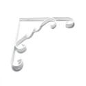 Konzole dekorativní KD1, 150x150mm, bílá