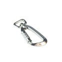 Karabina s otočným okem D, twist lock, 86mm, 4kN, dural 7075