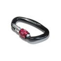 Karabina horolezecká, šroubovací zámek, 100mm, 25kN, dural 7075