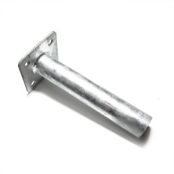 Pätka kotviaca pre plotové stĺpiky, 44x250mm (110x110x4mm), žár. Zn