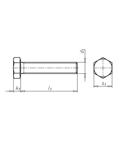 DIN 933 UNC ZB 3/8x5/8