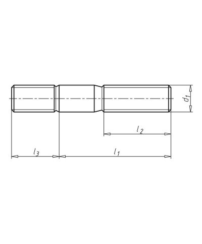 DIN 835 5.8 M08x065